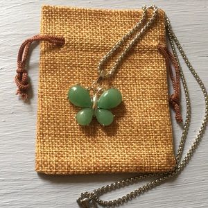 ✨HP Green Aventurine Butterfly Necklace Green Aventurine Pendant Aventurine